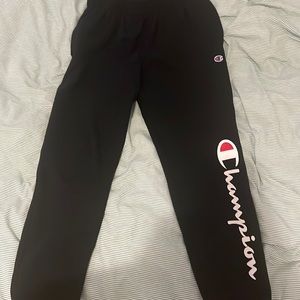 Champion Black Sweatpants/Joggers